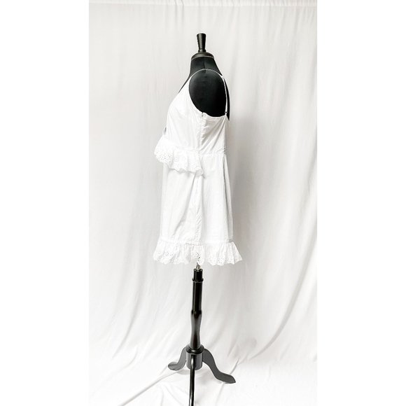 Revolve Lovers + Friends Kate White Eyelet Dress - Picture 4 of 8
